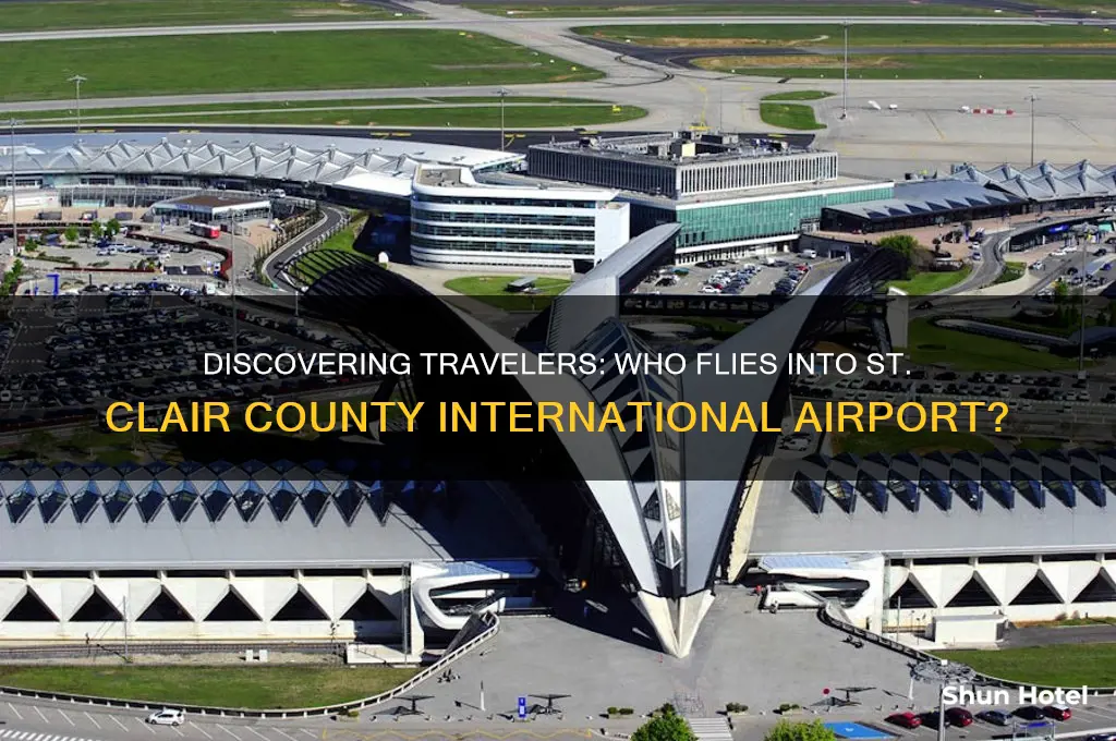 who flies into st clair county international airport