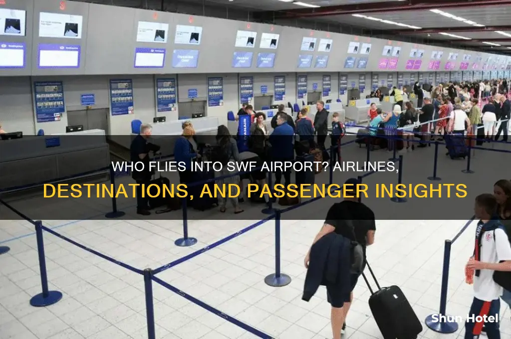 who flies into swf airport
