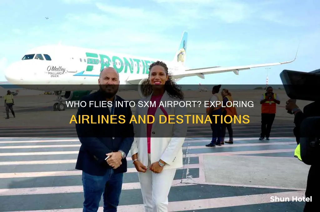 who flies into sxm airport