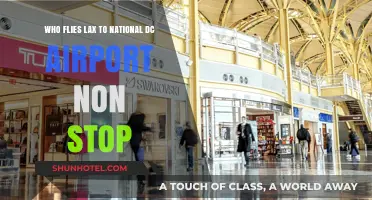 Nonstop Flights from LAX to Washington D.C. National Airport