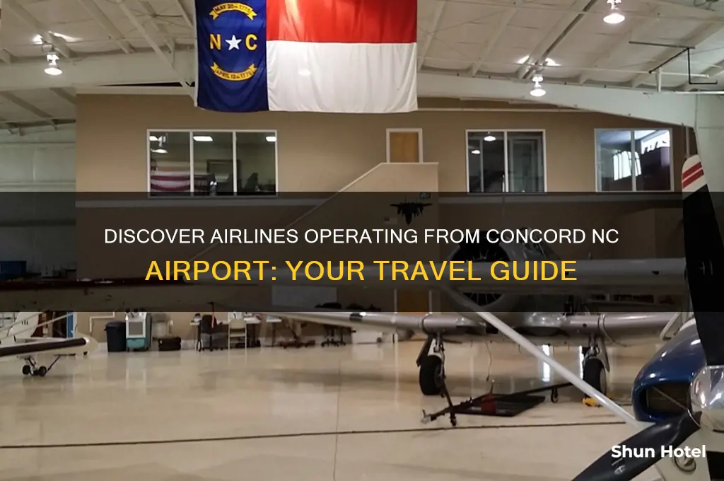 who flies out of concord nc airport