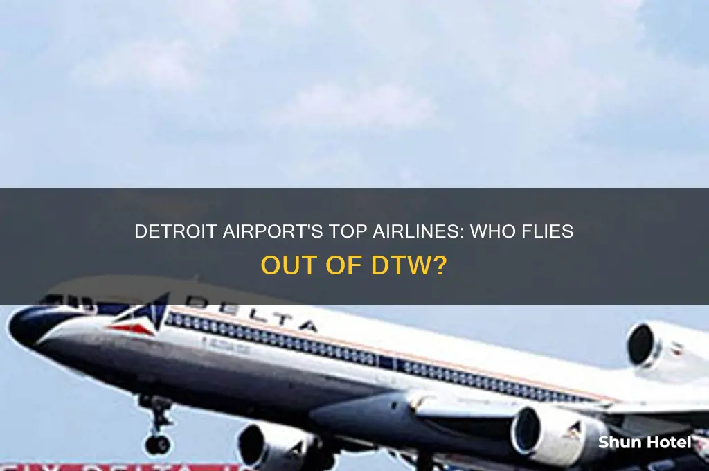 who flies out of detroit airport