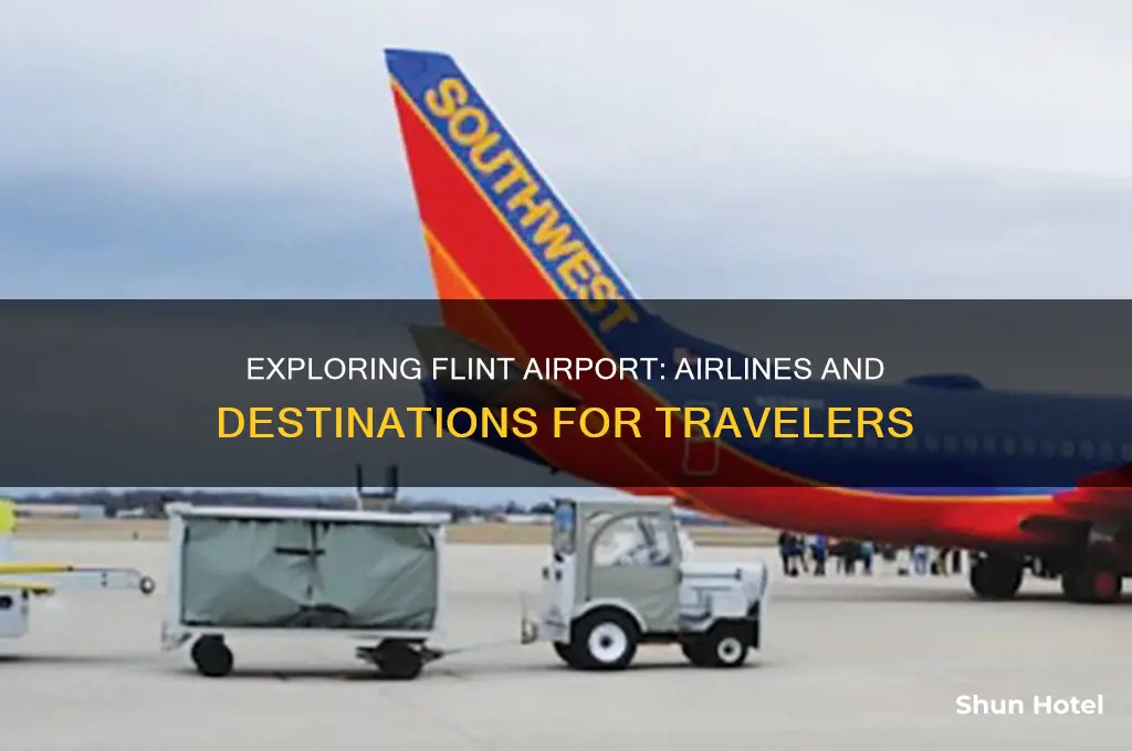 who flies out of flint airport