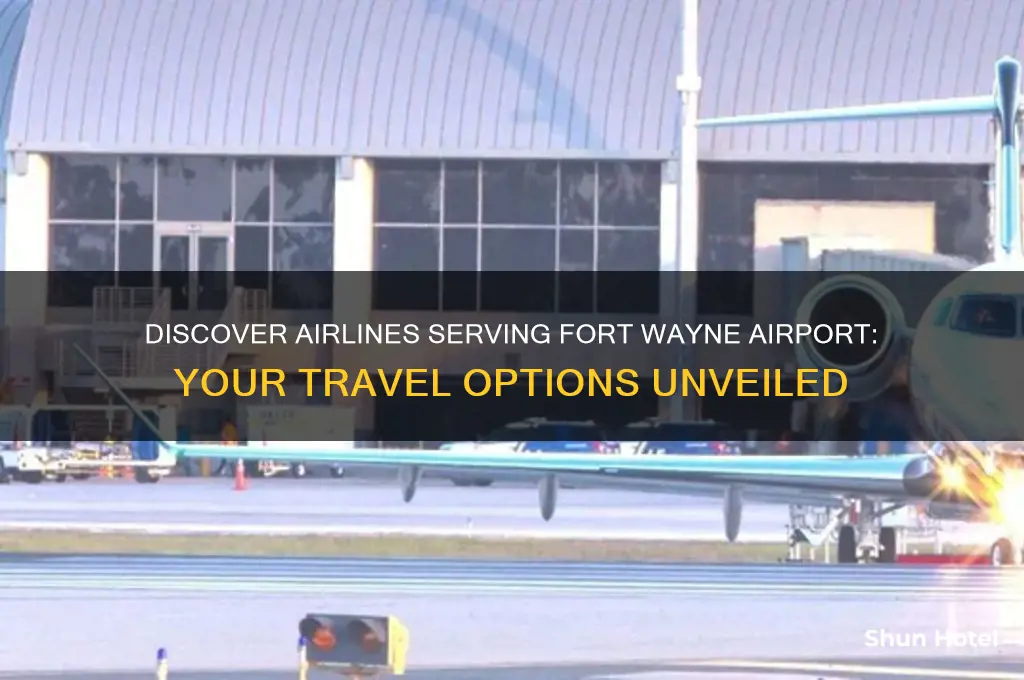 who flies out of fort wayne airport