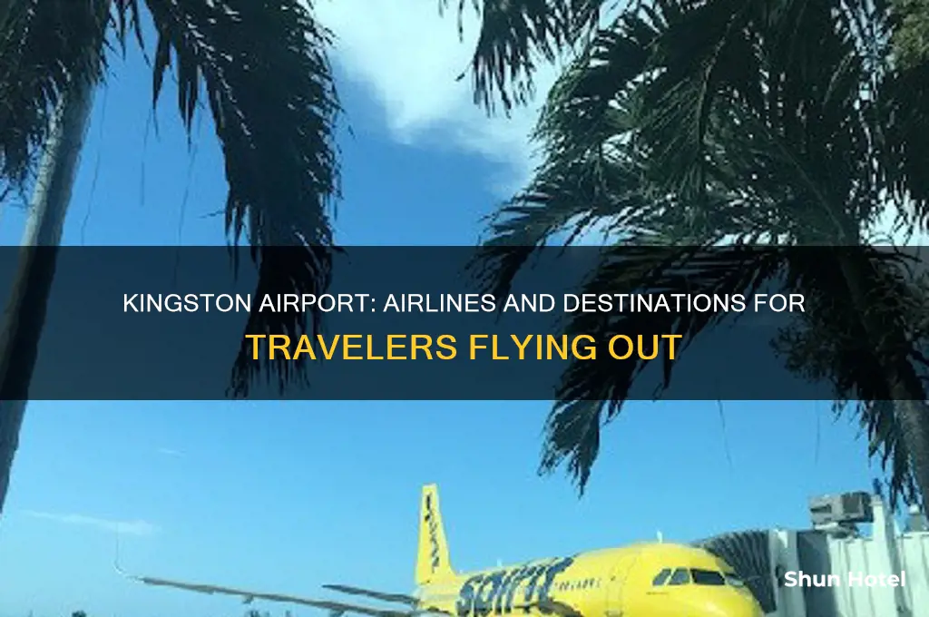 who flies out of kingston airport