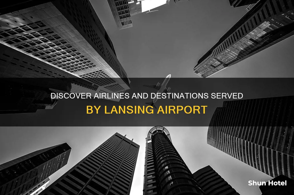 who flies out of lansing airport