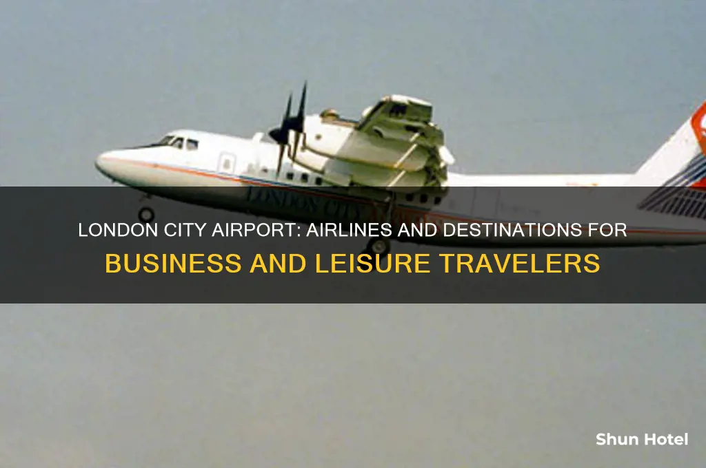 who flies out of london city airport