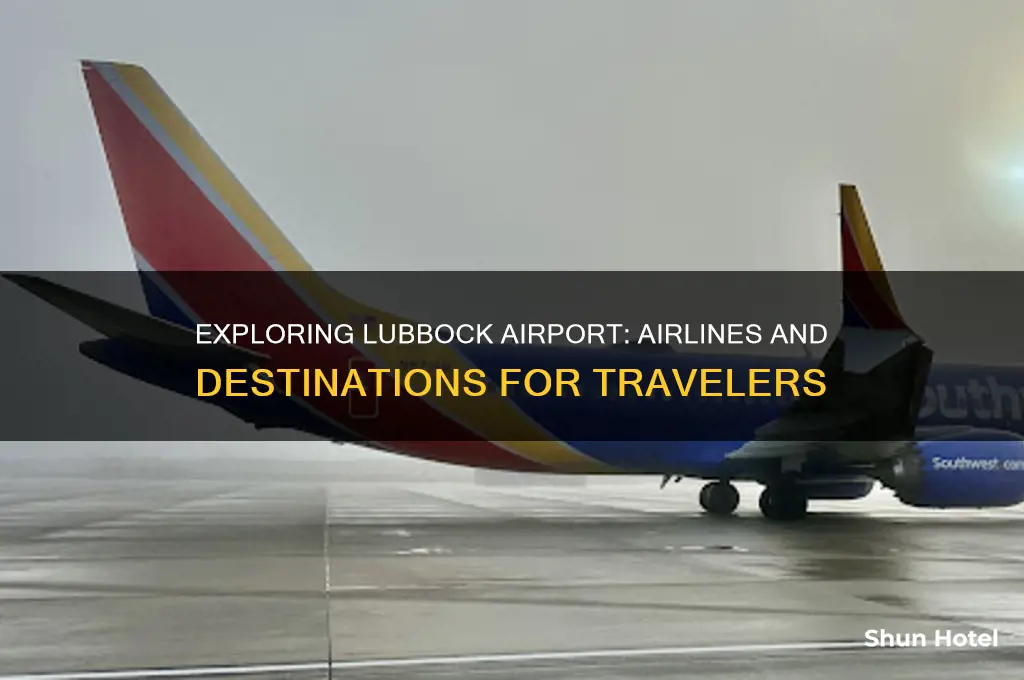 who flies out of lubbock airport