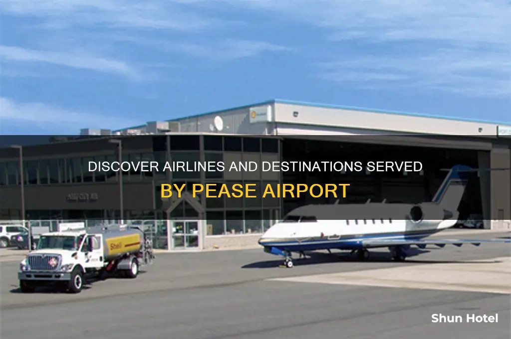 who flies out of pease airport