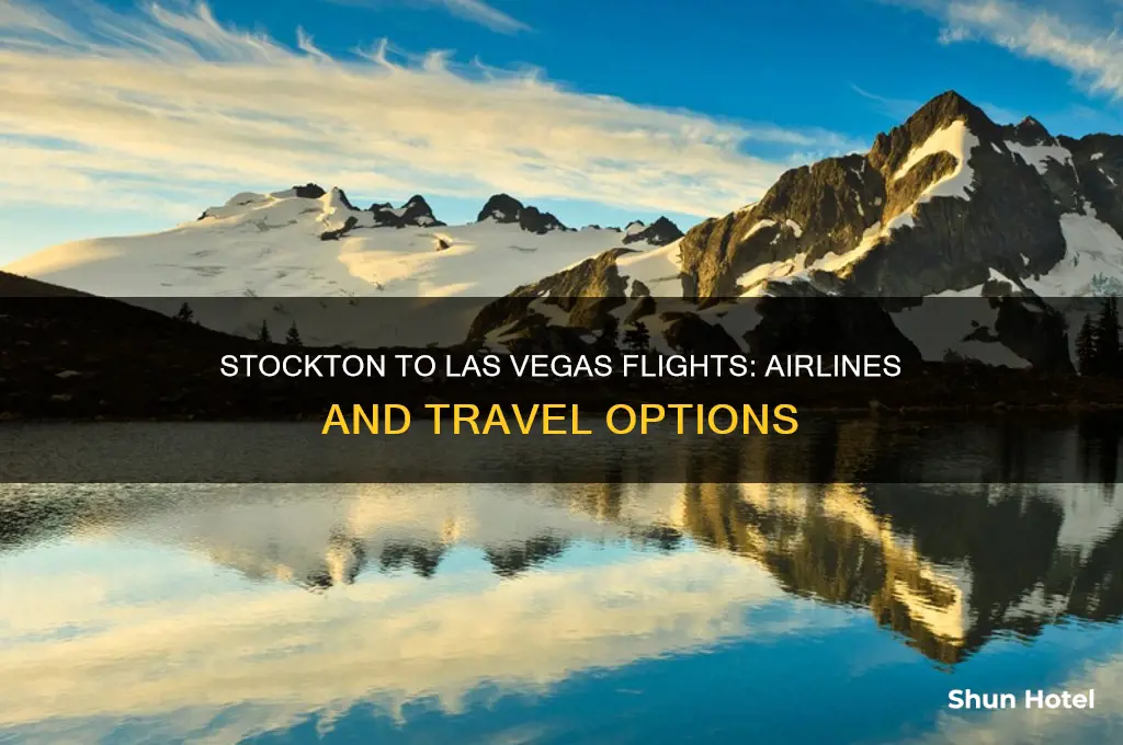 who flies out of stockton california airport to las vegaso