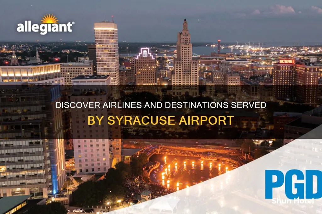 who flies out of syracuse airport