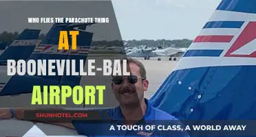 Who Pilots the Parachute Aircraft at Booneville-Baldwyn Airport?