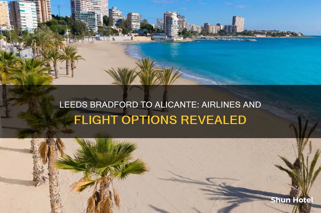 who flies to alicante from leeds bradford airport