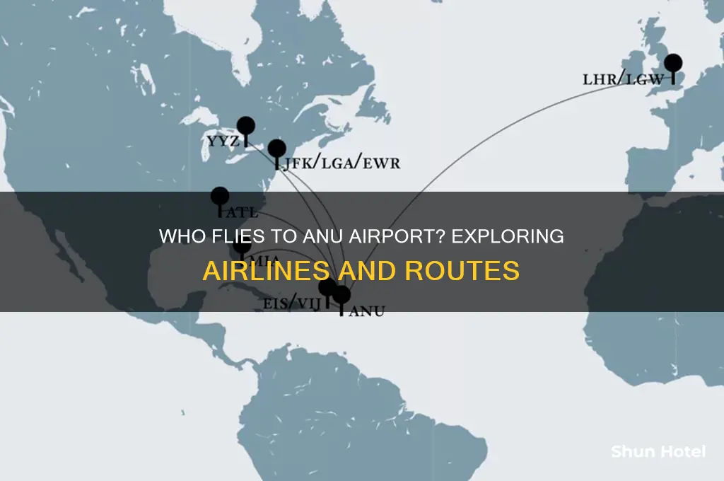 who flies to anu airport