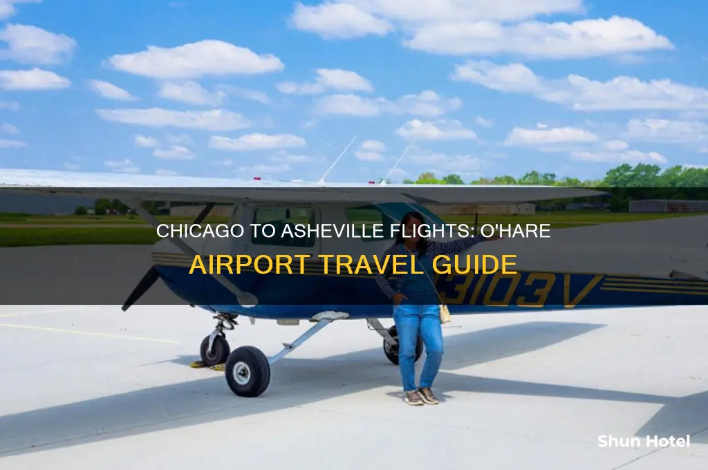 who flies to asheville nc from chicago il o