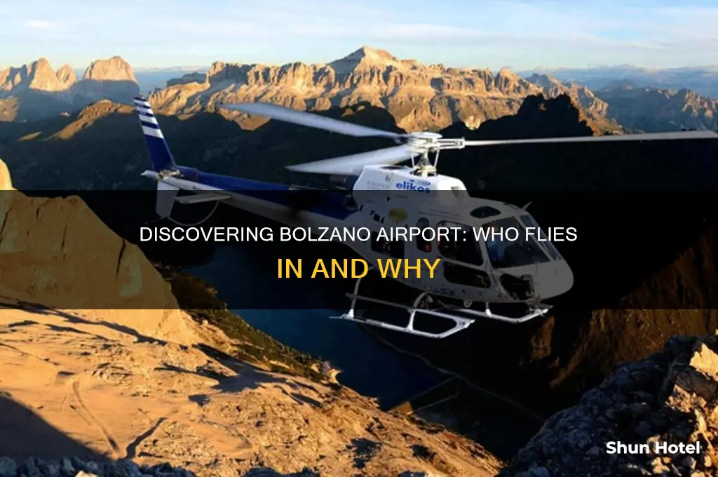 who flies to bolzano airport