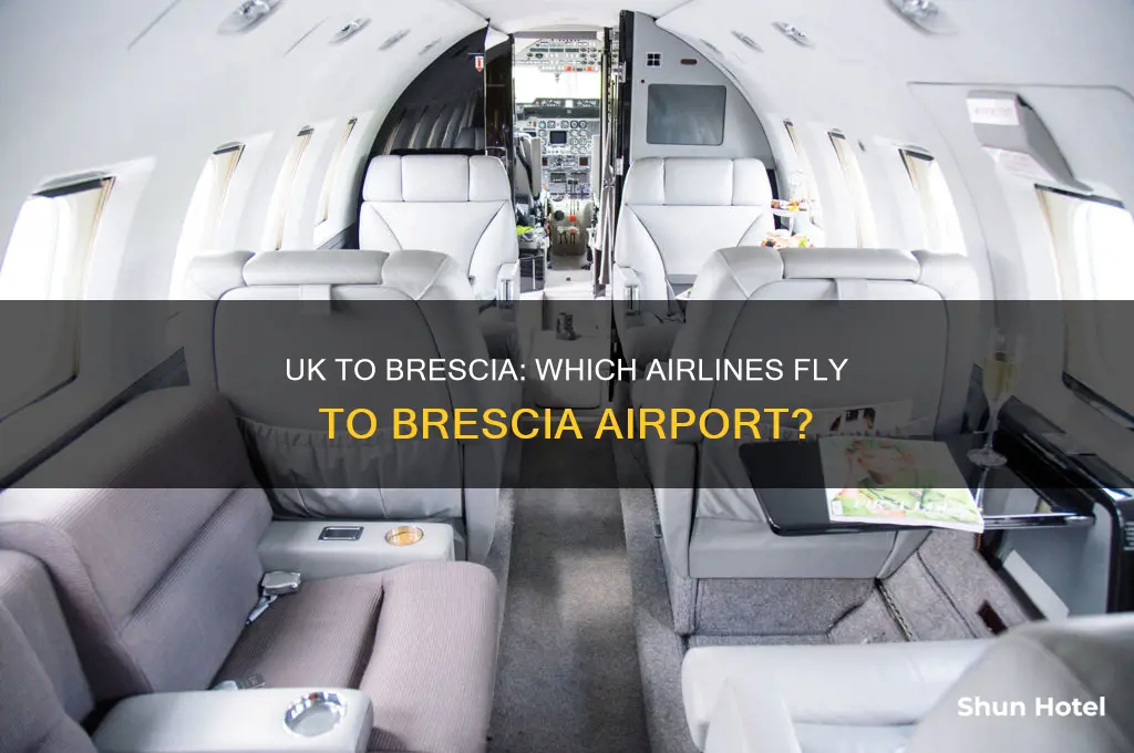who flies to brescia airport from uk