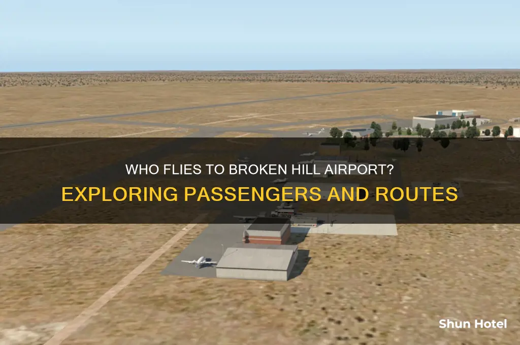 who flies to broken hill airport