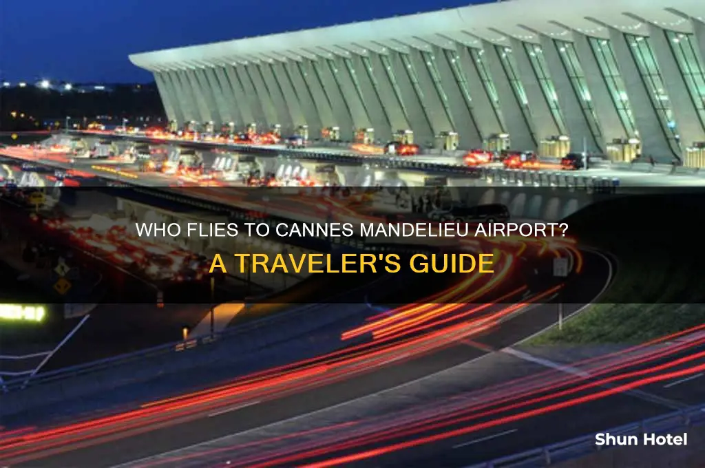 who flies to cannes mandelieu airport