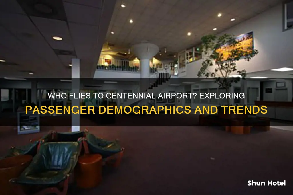 who flies to centenial airport
