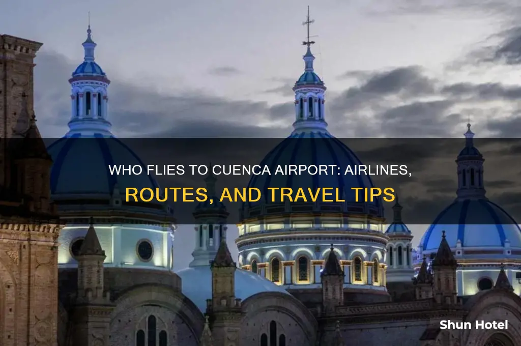who flies to cuenca airport