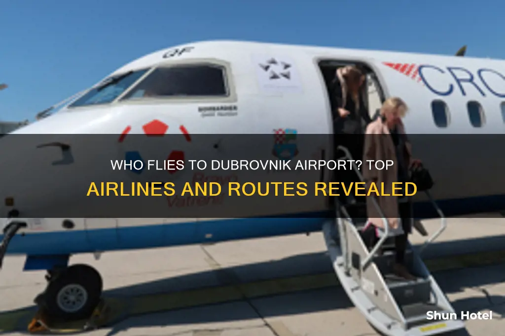 who flies to dubrovnik airport