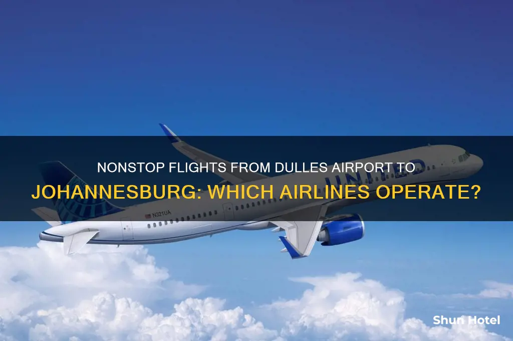 who flies to dulles airport to johannesburg non stop