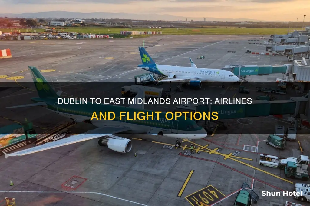 who flies to east midlands airport from dublin