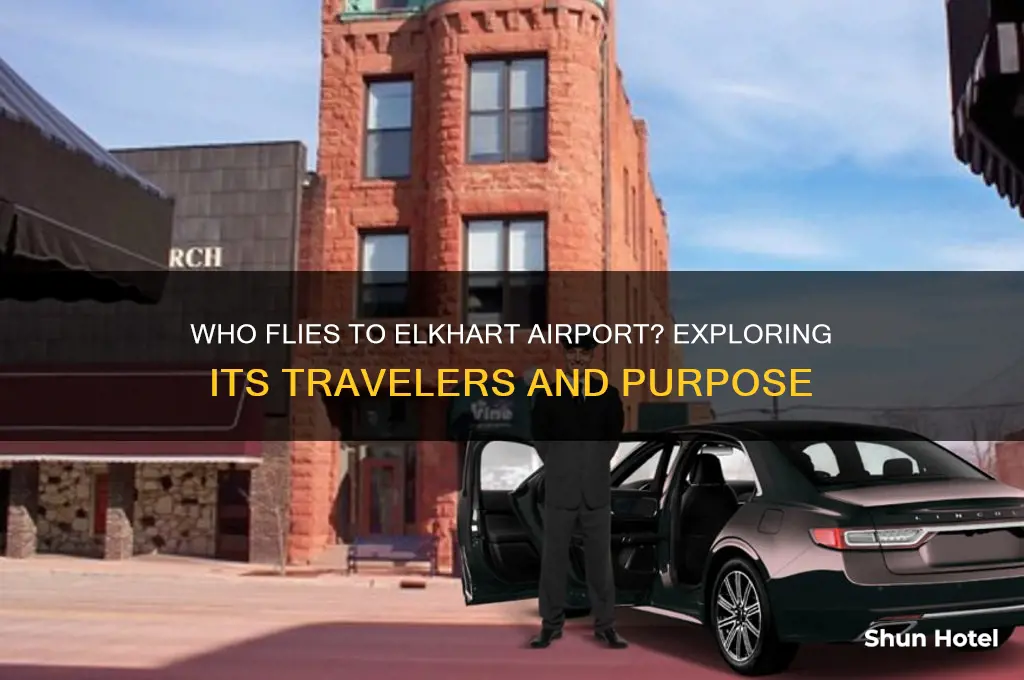 who flies to elkhart airport