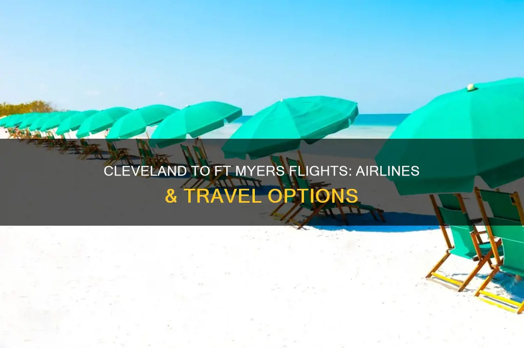 who flies to ft myers airport from cleveland ohio