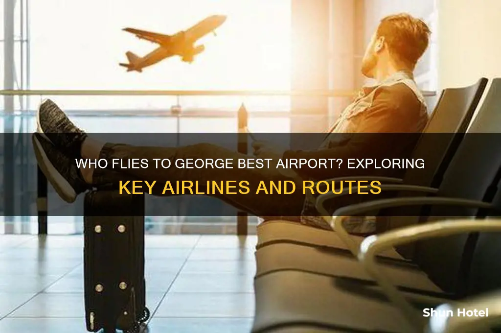 who flies to george best airport
