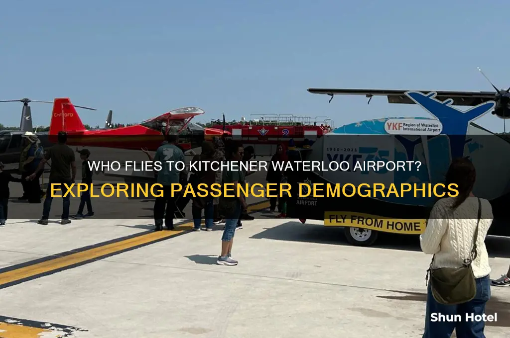 who flies to kitchner waterloo airport