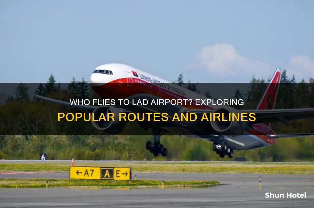 who flies to lad airport