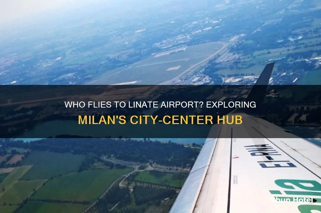 who flies to linate airport
