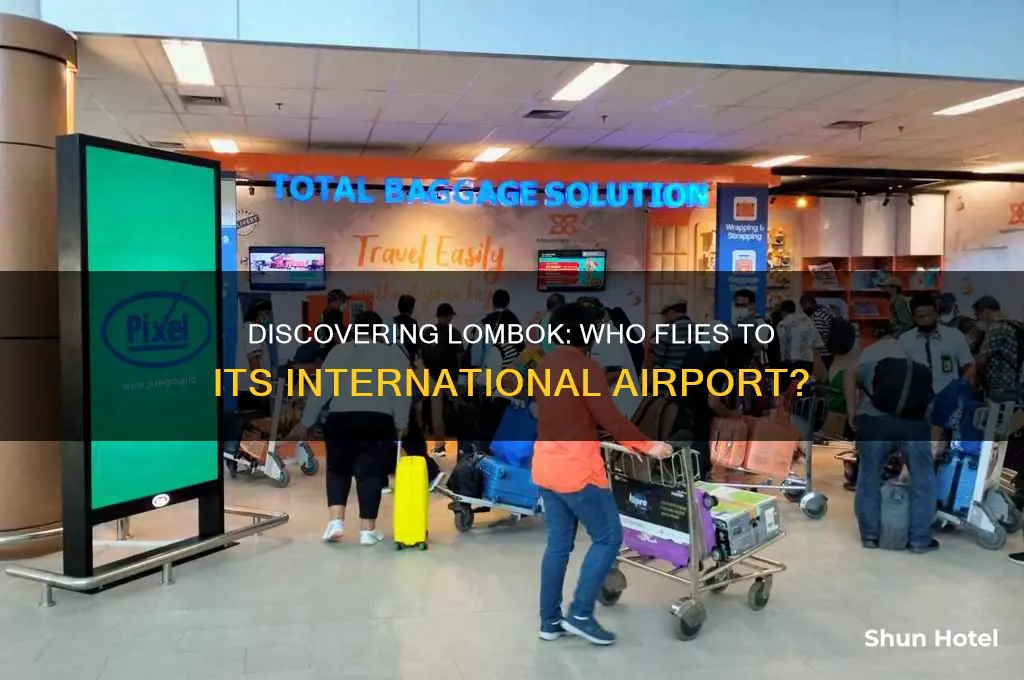 who flies to lombok international airport