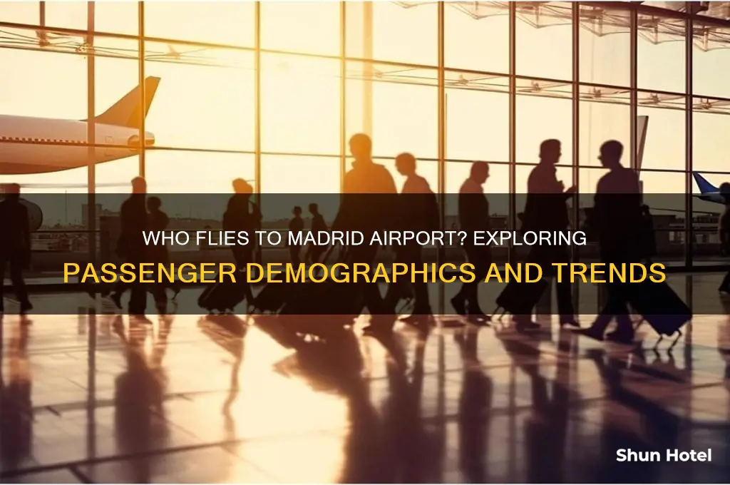 who flies to madrid airport