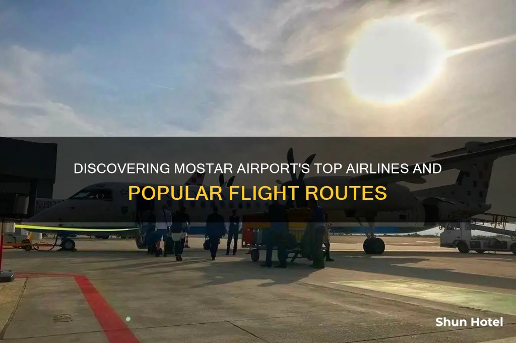 who flies to mostar airport