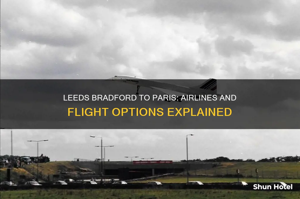 who flies to paris from leeds bradford airport