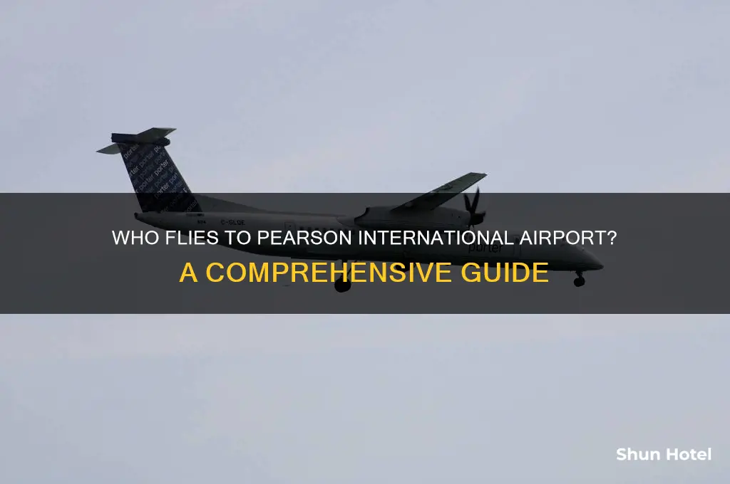 who flies to pearson international airport
