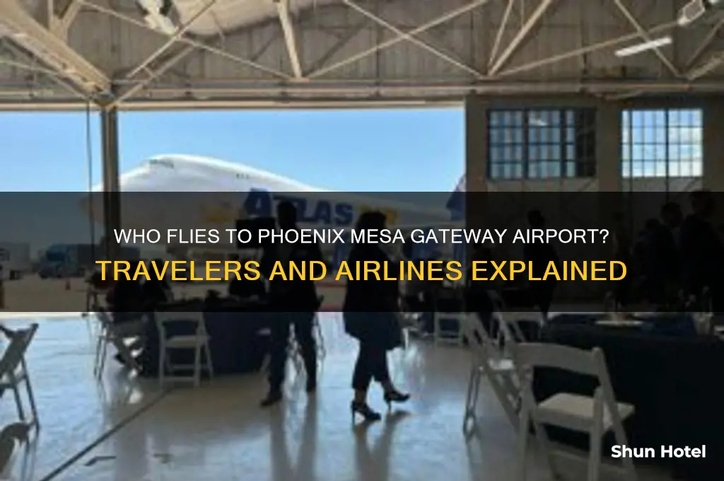 who flies to phoenix mesa gateway airport