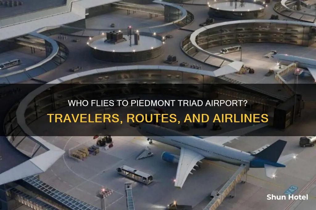 who flies to piedmont triad airport