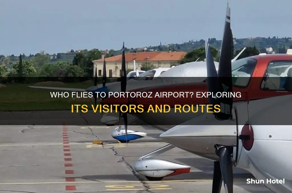 who flies to portoroz airport