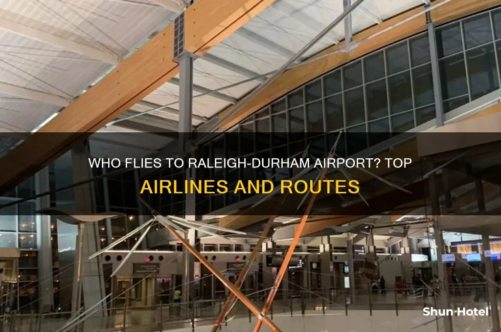 who flies to raleigh durham airport