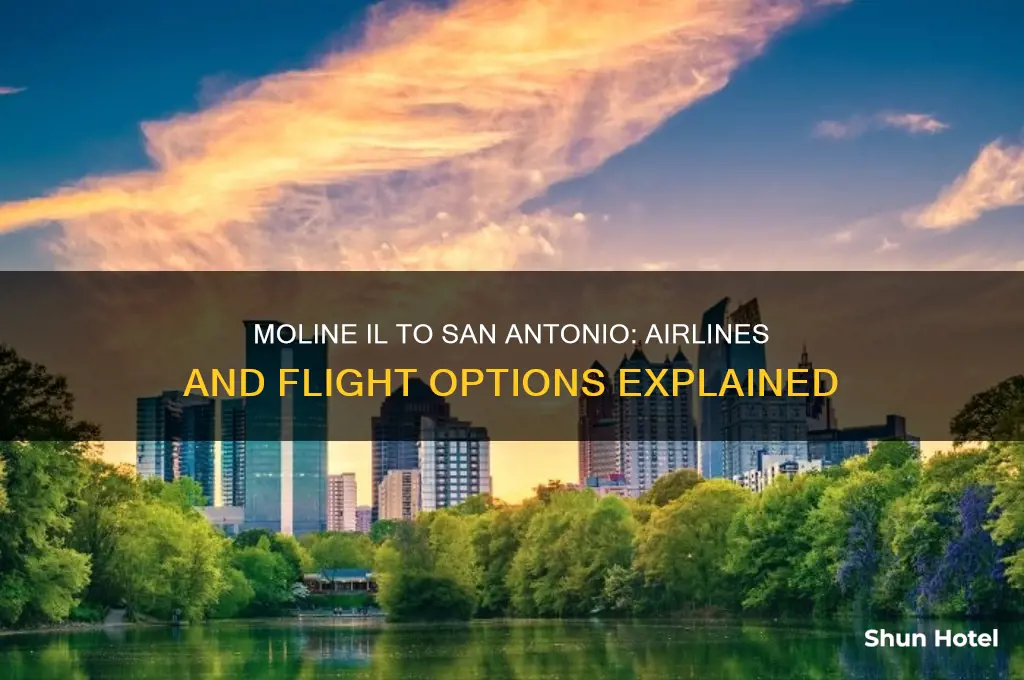 who flies to san antonio out of moline il airport