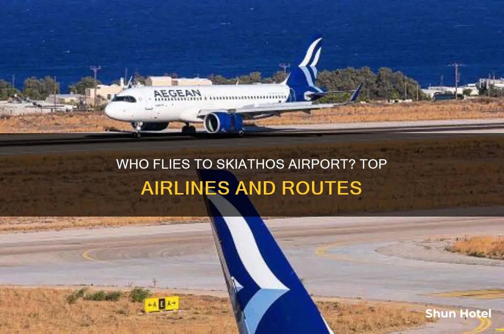 who flies to skiathos airport