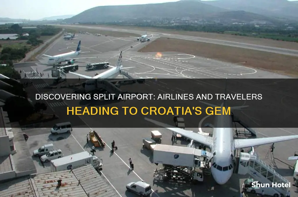 who flies to split airport