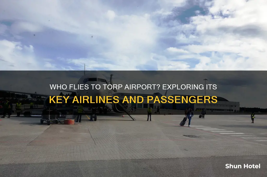 who flies to torp airport