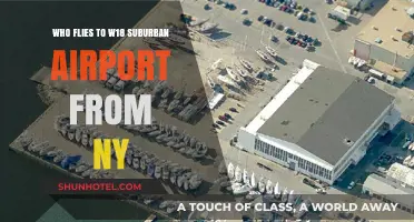Who Flies to W18 Suburban Airport from NY?