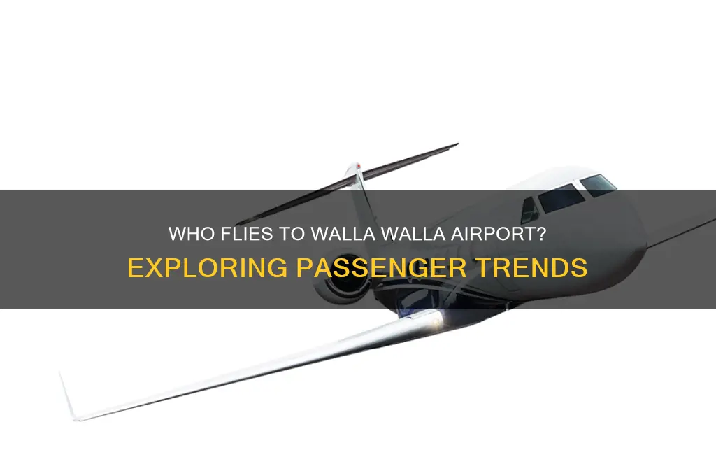 who flies to walla walla airport