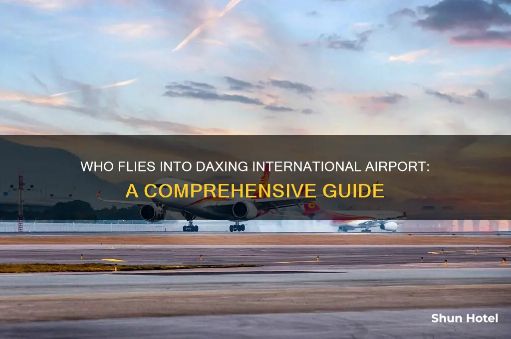 who fly into daxing international airport